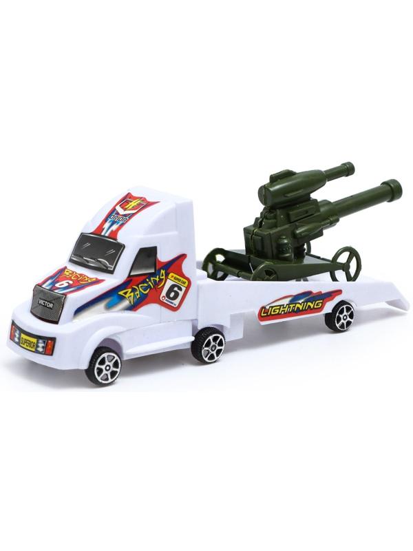 Машина инерционная «Вооружённые силы», с маленькой машинкой, цвета МИКС