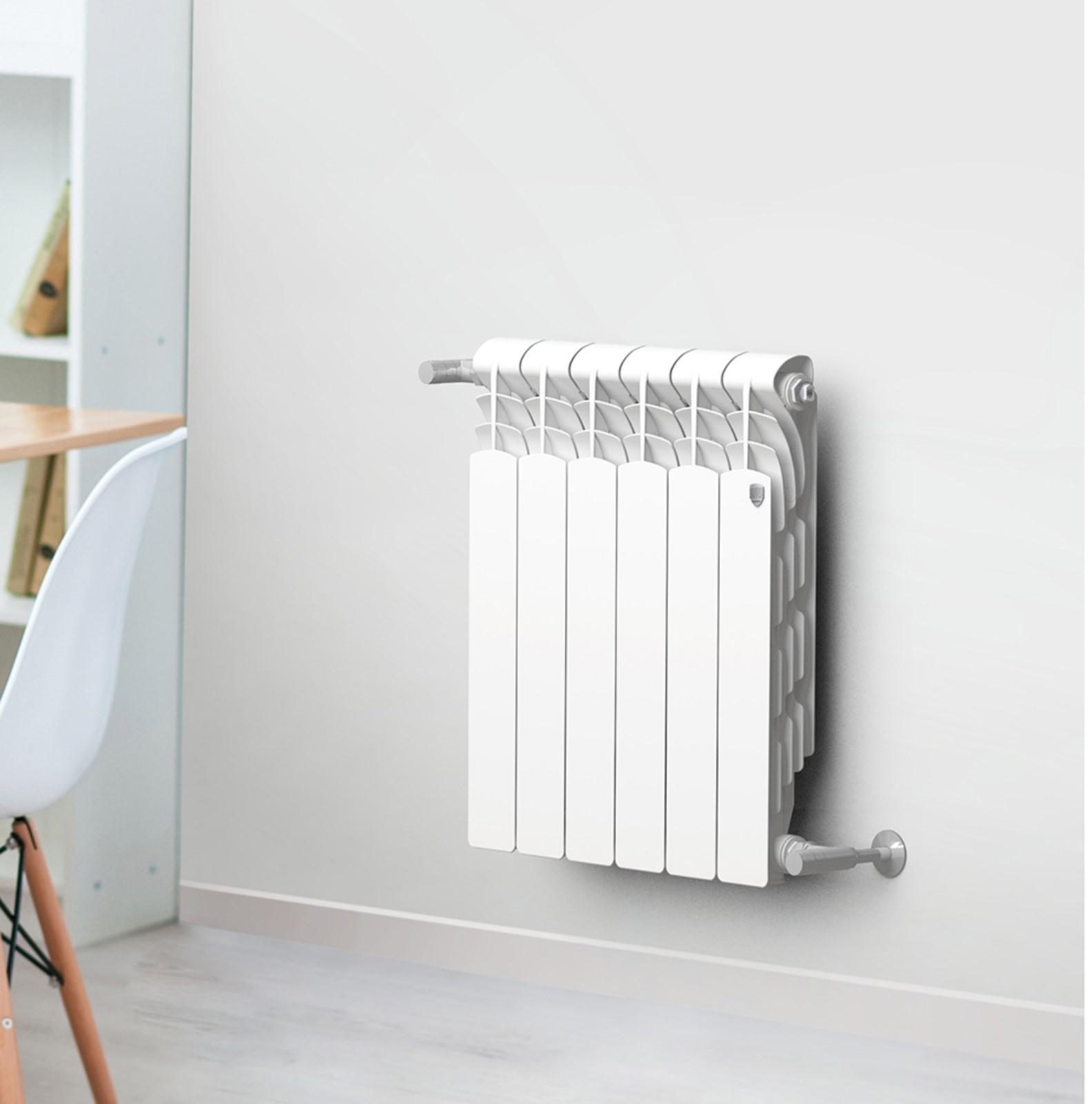 Радиатор алюминиевый Royal Thermo Revolution, 500 x 80 мм, 4 секции