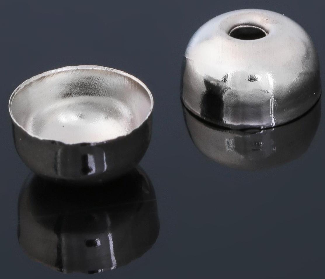 Концевик (набор 20шт) 10*7мм СМ-297, цвет серебро