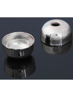 Концевик (набор 20шт) 10*7мм СМ-297, цвет серебро