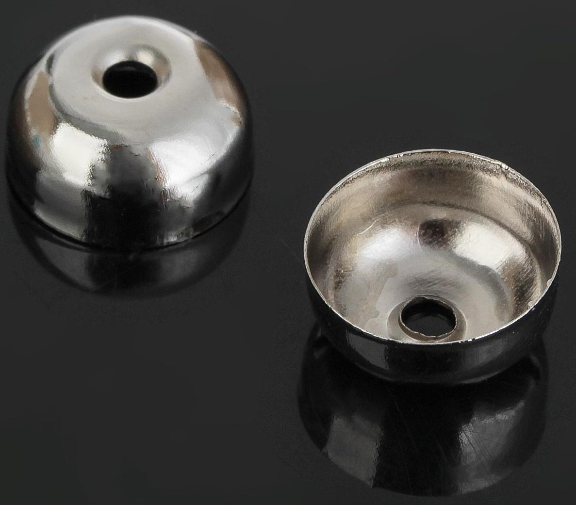 Концевик (набор 10шт) 12*7мм СМ-298, цвет серебро