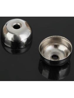 Концевик (набор 10шт) 12*7мм СМ-298, цвет серебро