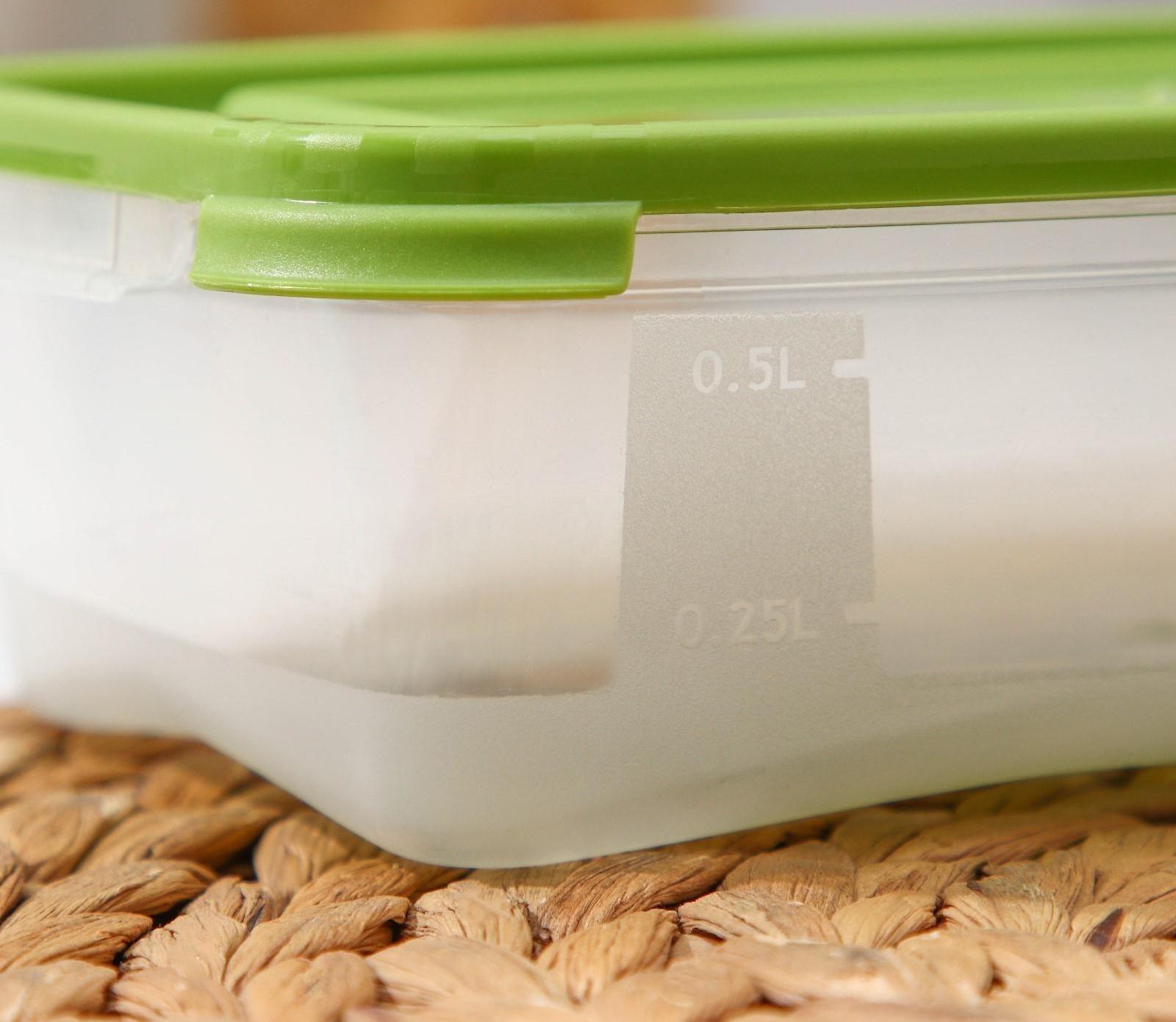 Набор контейнеров пищевых «Каскад», 700 мл, 3 шт, цвет МИКС