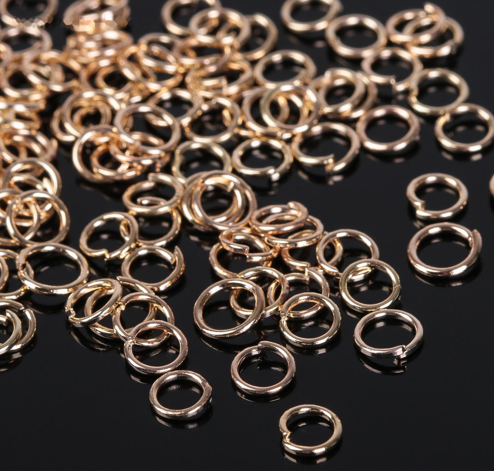 Кольцо соединительное 0,5*5мм (набор 50гр, ±1100 шт ) СМ-973, цвет золото