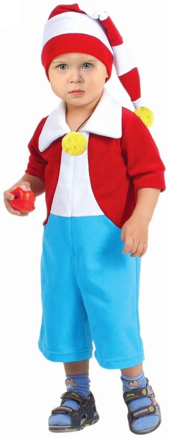 Карнавальный костюм «Буратино» от 1,5-3-х лет, велюр