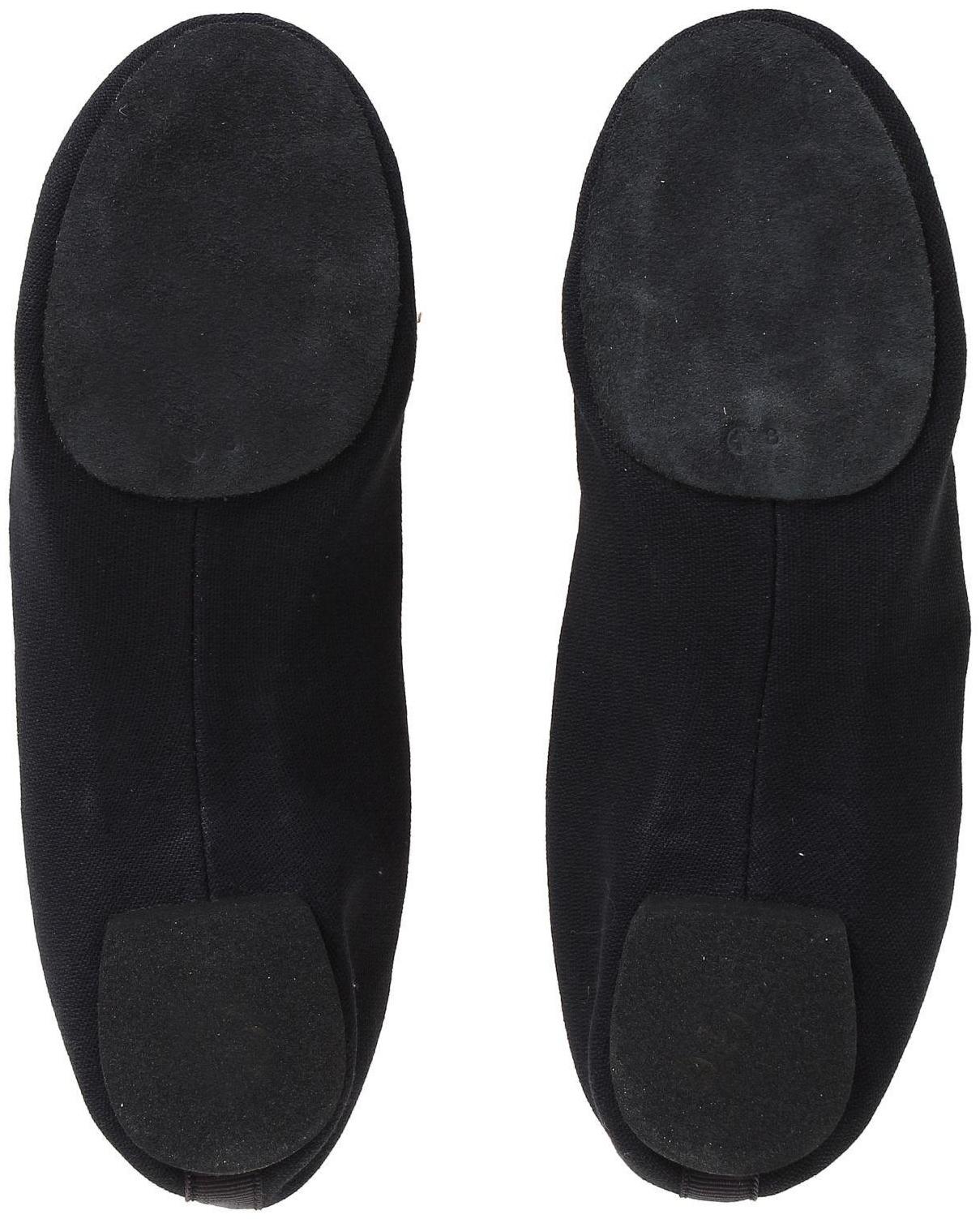 Джазовки тканевые, длина по стельке 20,5 см, цвет чёрный