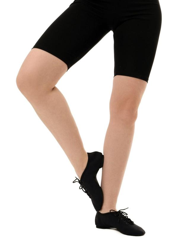 Джазовки тканевые, длина по стельке 23,5 см, цвет чёрный