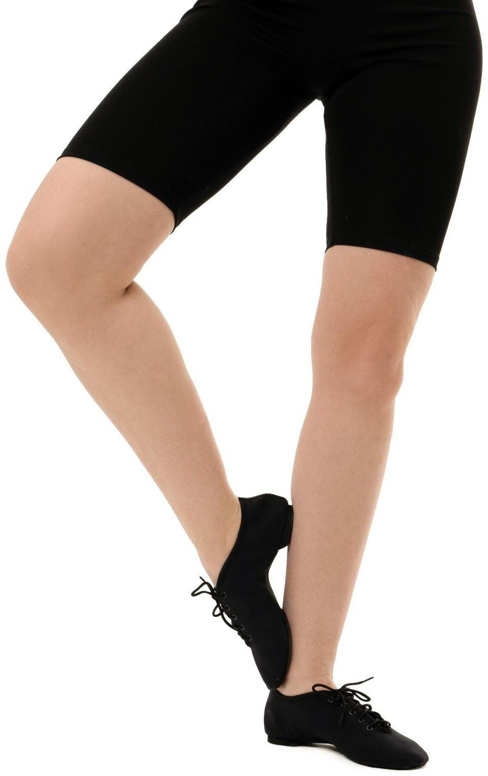 Джазовки тканевые, длина по стельке 26 см, цвет чёрный