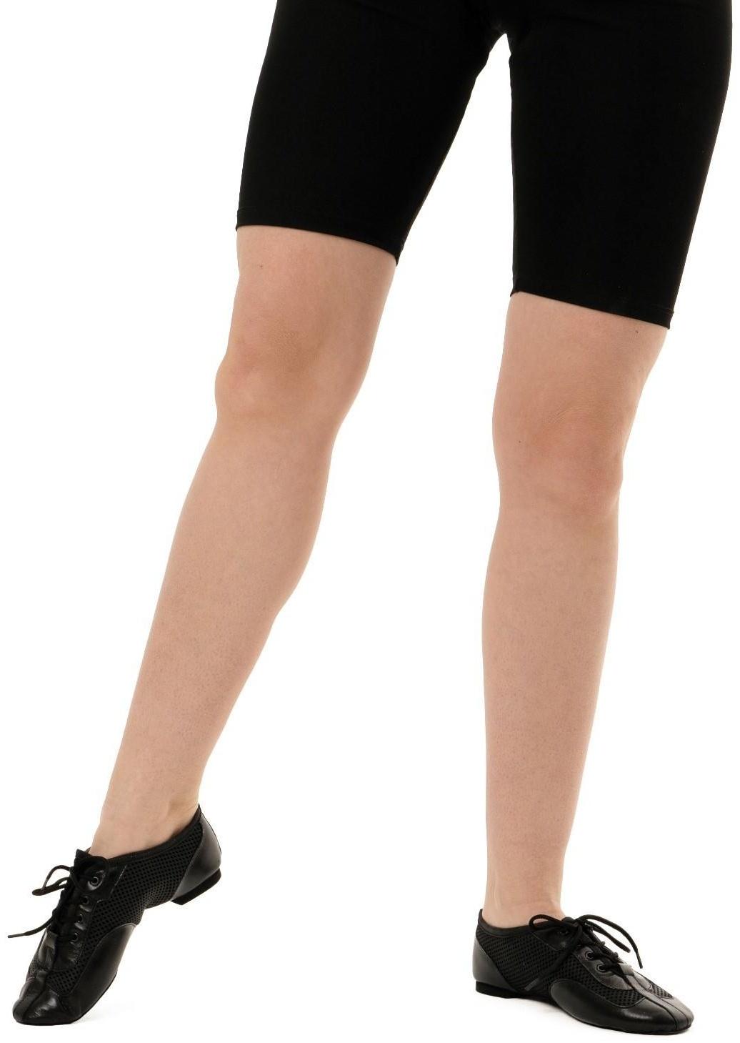 Джазовки «Спорт», натуральная кожа, с сеткой, длина по стельке 22 см, цвет чёрный