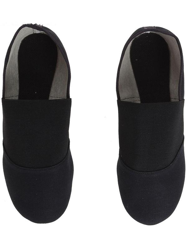 Джазовки тканевые, с резинкой, длина по стельке 24 см, цвет чёрный