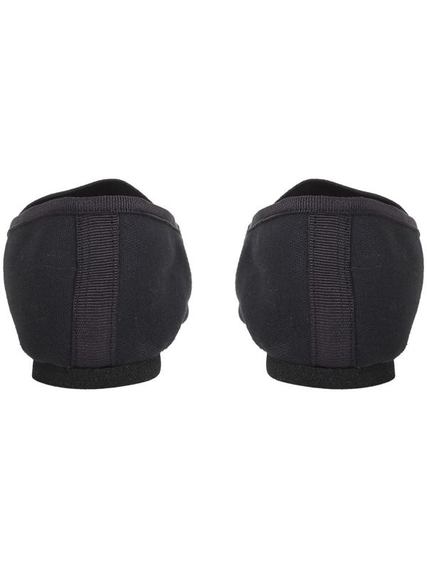 Джазовки тканевые, с резинкой, длина по стельке 25,5 см, цвет чёрный