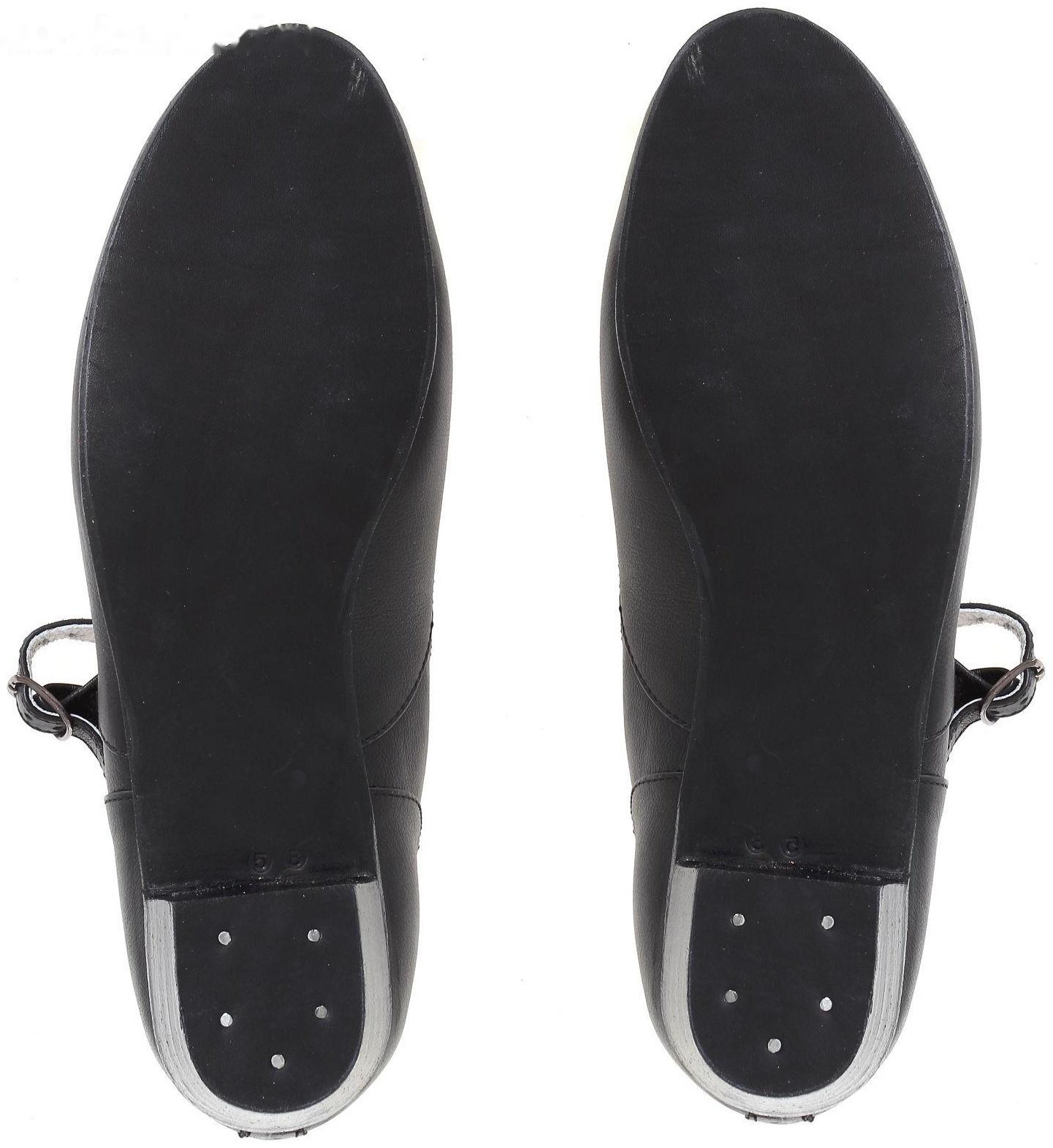 Туфли народные женские, длина по стельке 23,5 см, цвет чёрный