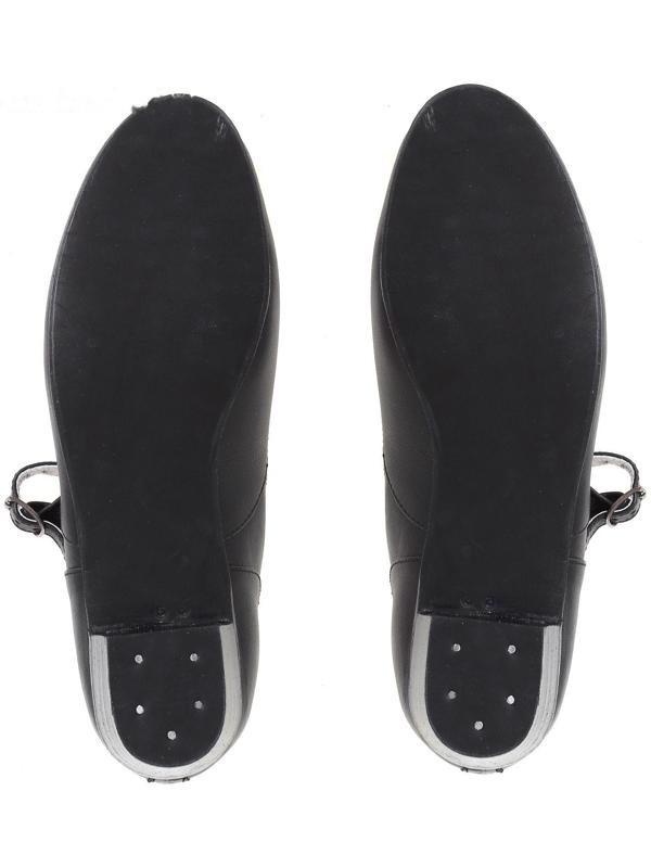 Туфли народные женские, длина по стельке 27 см, цвет чёрный