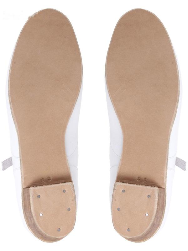 Туфли народные женские, длина по стельке 26 см, цвет белый