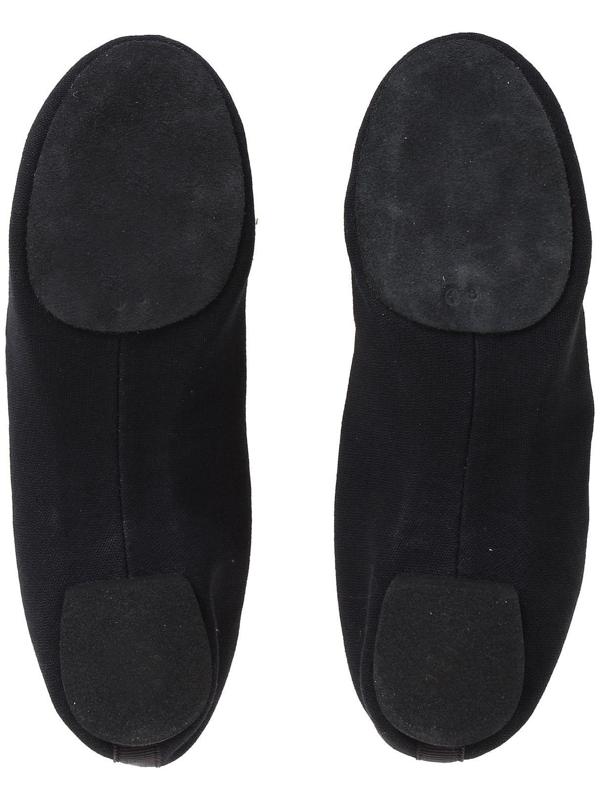 Джазовки тканевые, длина по стельке 19,5 см, цвет чёрный