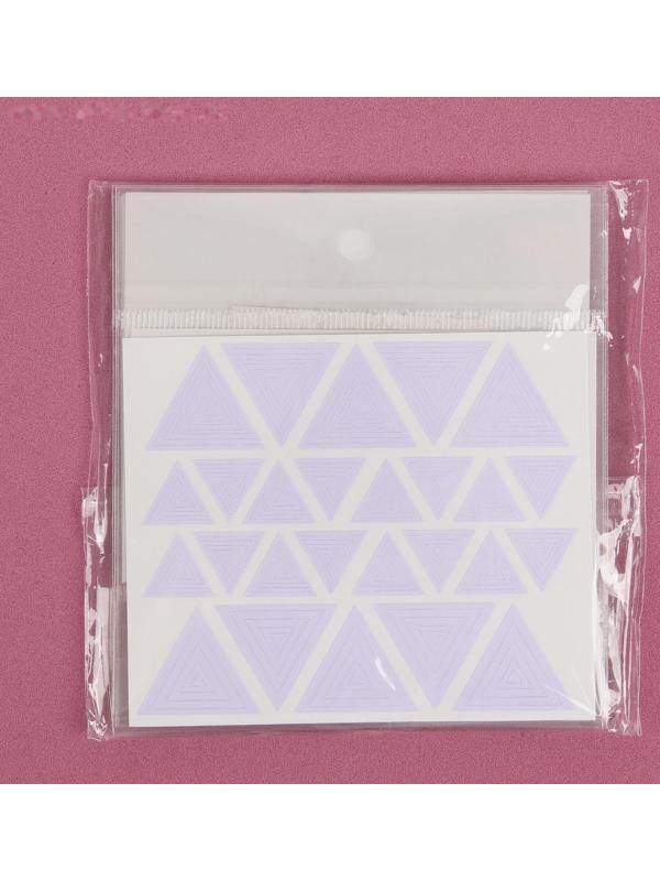 Трафареты для декора «Треугольники», 2 вида, фасовка 6 шт