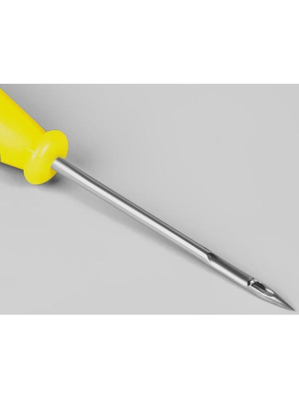 Шило швейное, с отверстием на конце, 12,5 × 1,7 см, цвет МИКС