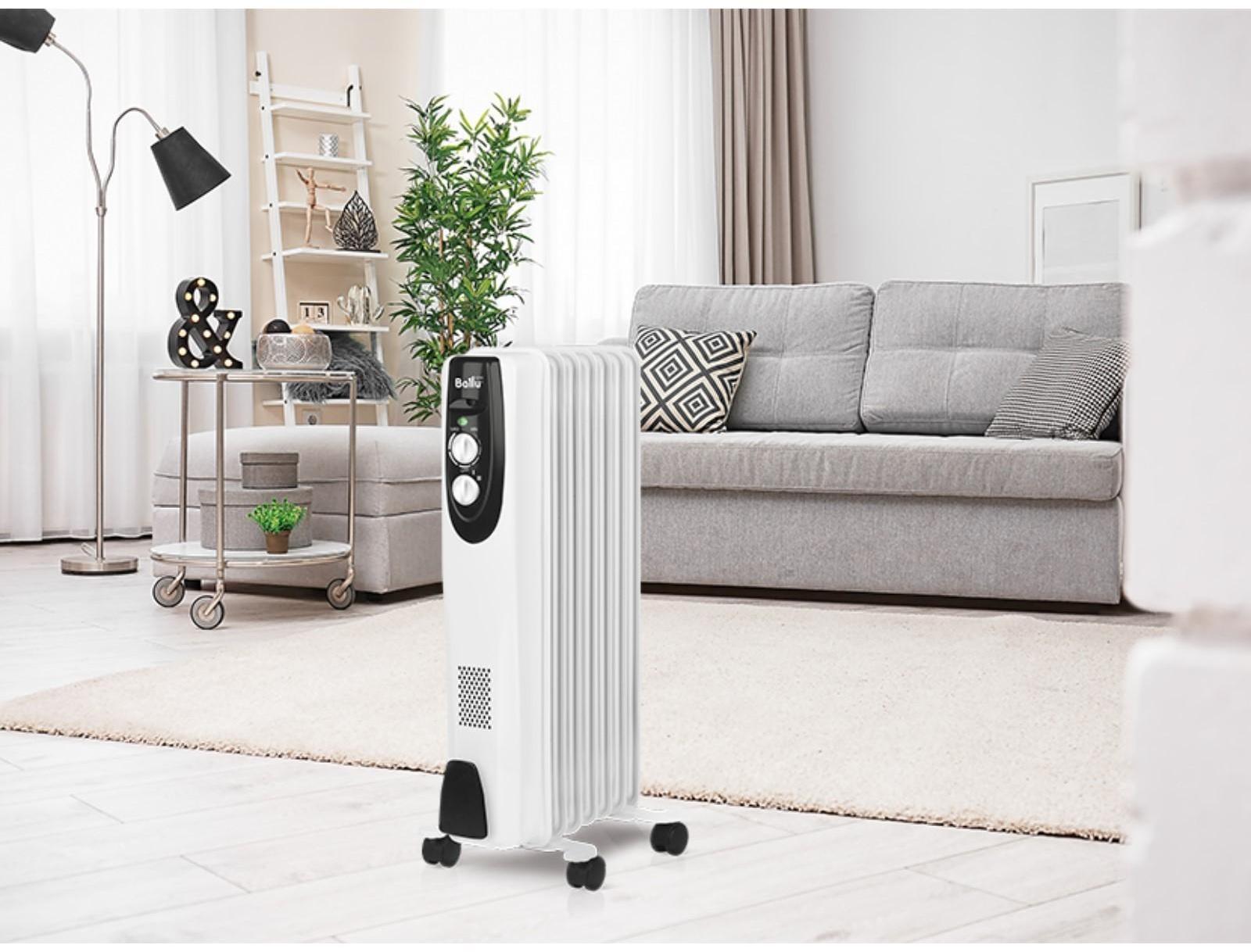 Обогреватель Ballu Classic BOH/CL-07WRN, масляный, 1500 Вт, 7 секций, 20 м2