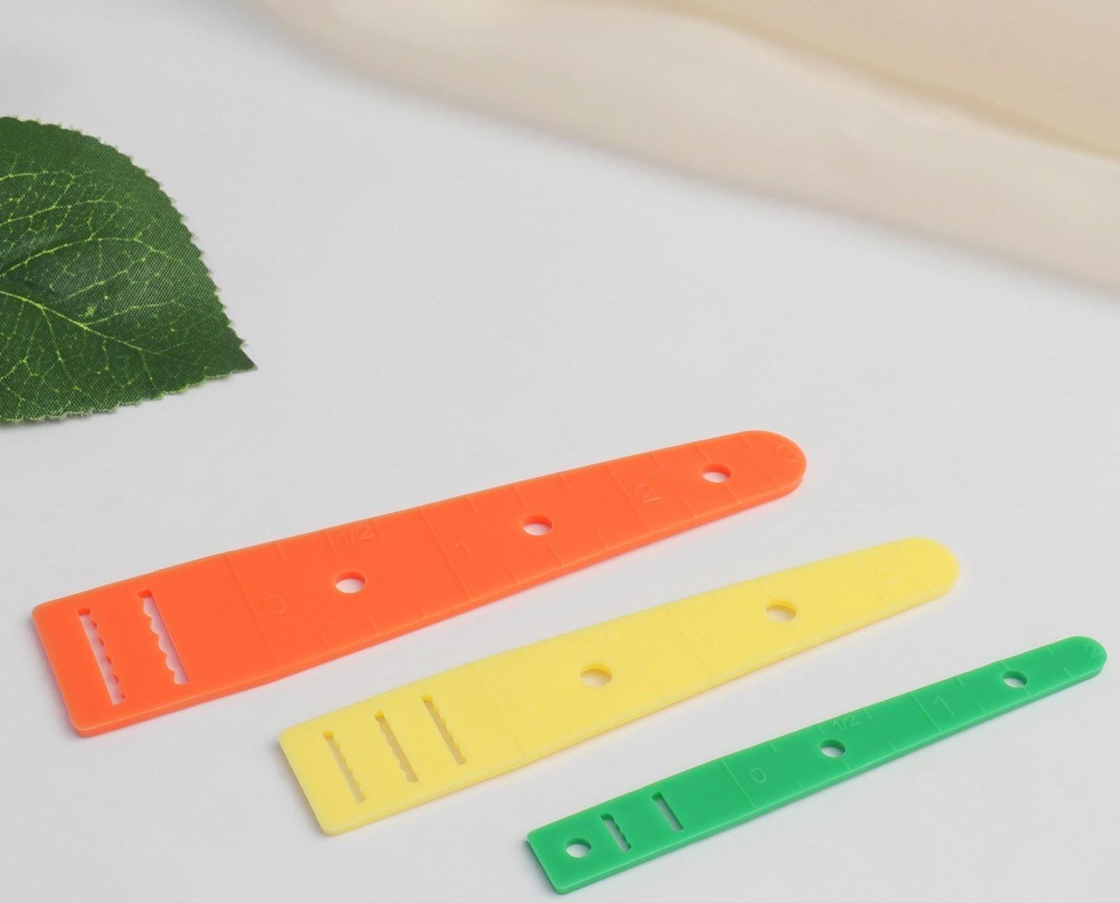 Набор приспособлений для вдевания резинки, 3 шт