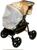 Коляска-трансформер «Пилот», пластиковые колёса, оттенки бежевого, рисунок МИКС