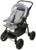 Коляска-трансформер «Пилот», пластиковые колёса, цвет серый, рисунок МИКС