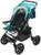 Коляска-трансформер «Гном», пластиковые колёса, оттенки бирюзового, рисунок МИКС