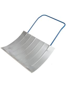 Движок оцинкованный, размер ковша 60 × 75 см, металлическая планка, ручка цвет МИКС