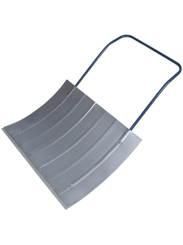 Движок оцинкованный, размер ковша 60 × 75 см, металлическая планка, ручка цвет МИКС