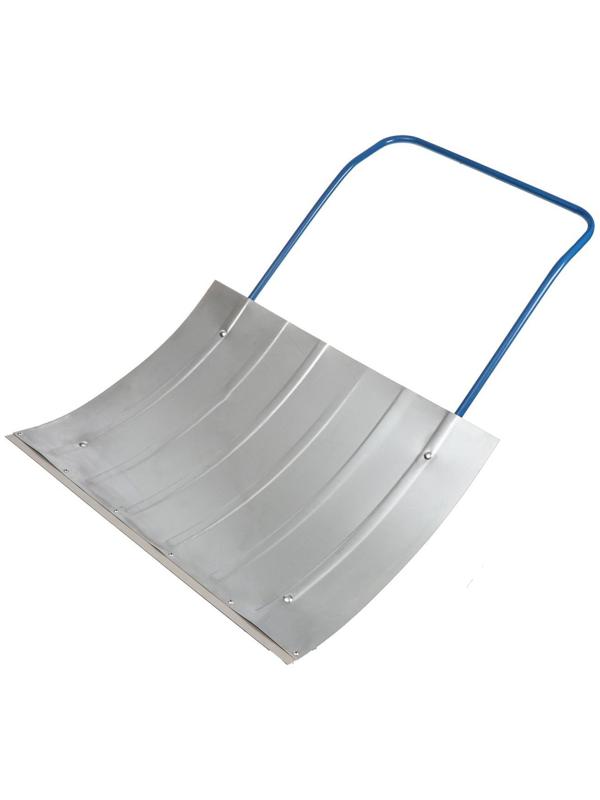 Движок оцинкованный, размер ковша 60 × 75 см, металлическая планка, ручка цвет МИКС