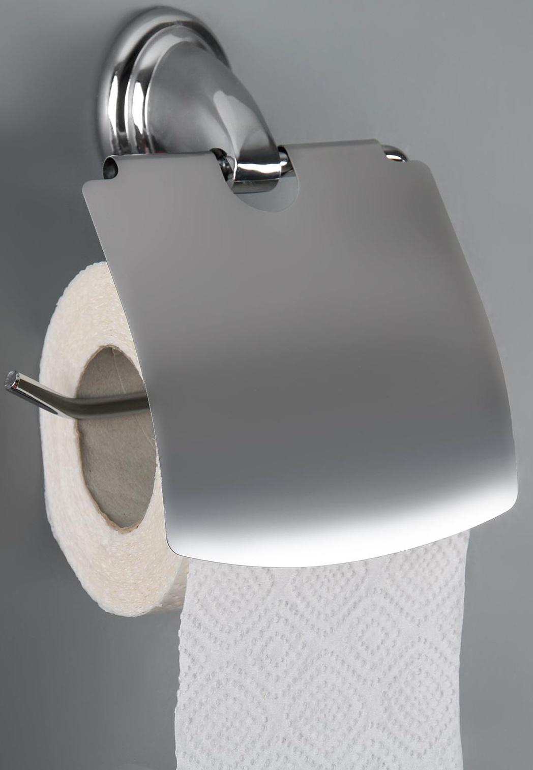 Держатель для туалетной бумаги с крышкой «Шарм»