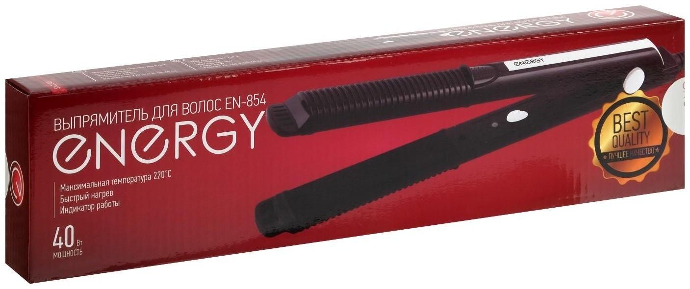 Выпрямитель ENERGY EN-854, 40 Вт, алюминиевое покрытие, 22х100 мм, до 220°С, черный
