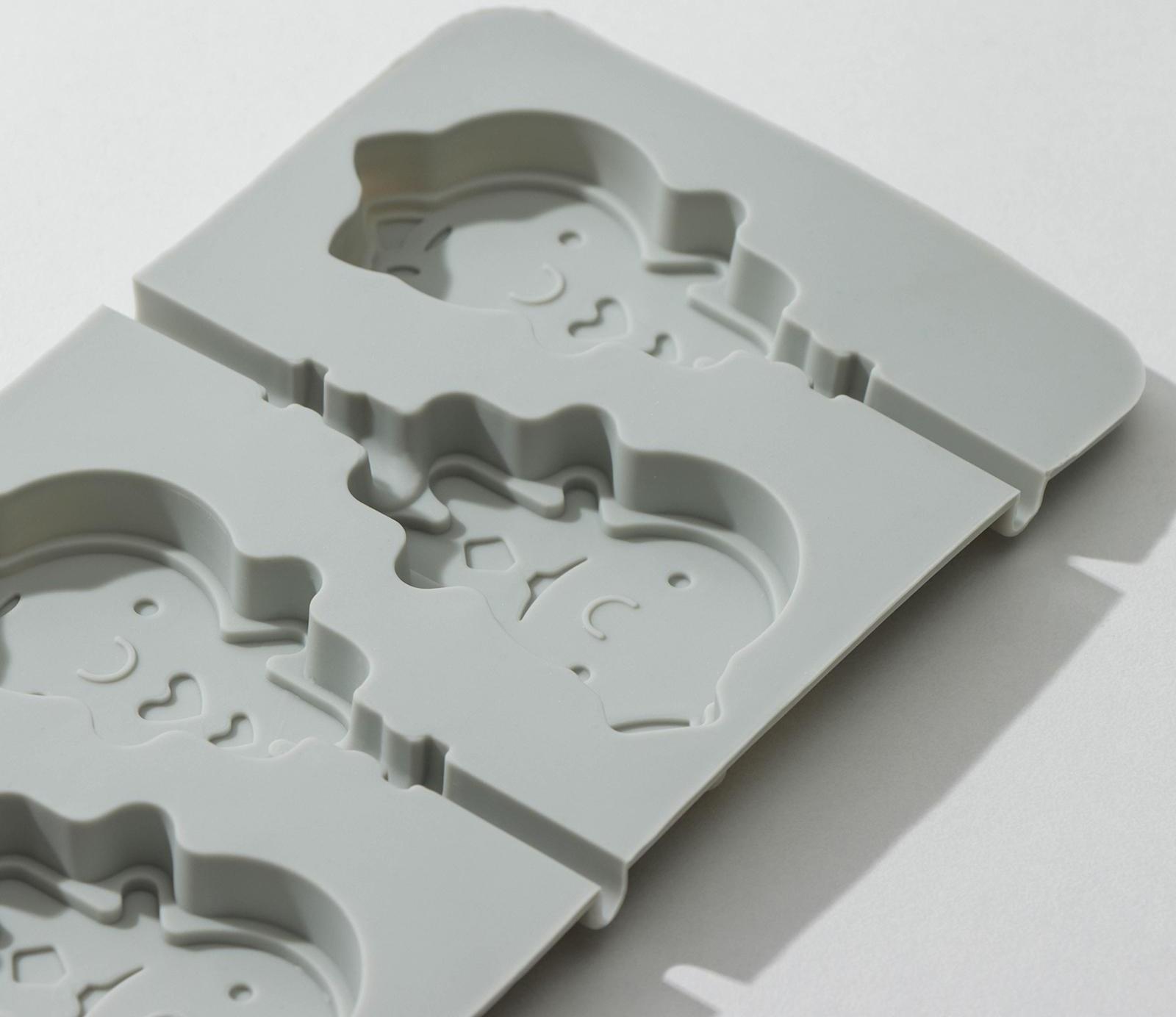 Форма для леденцов Доляна «Девочка, мальчик», 24×9,5 см, 6 ячеек, с палочками, цвет МИКС