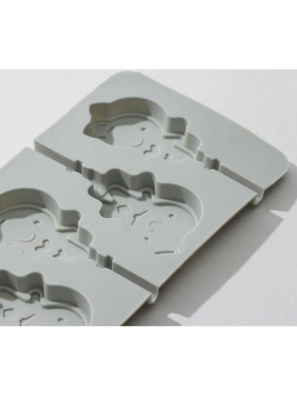 Форма для леденцов Доляна «Девочка, мальчик», 24×9,5 см, 6 ячеек, с палочками, цвет МИКС