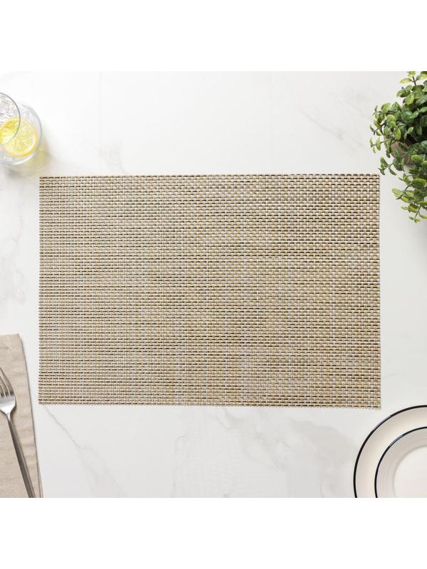 Салфетка сервировочная на стол «Классика», 45×30 см, цвет серый