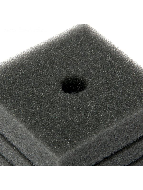 Губка прямоугольная для фильтра турбо № 8, 8 х 8 х 12 см, серая