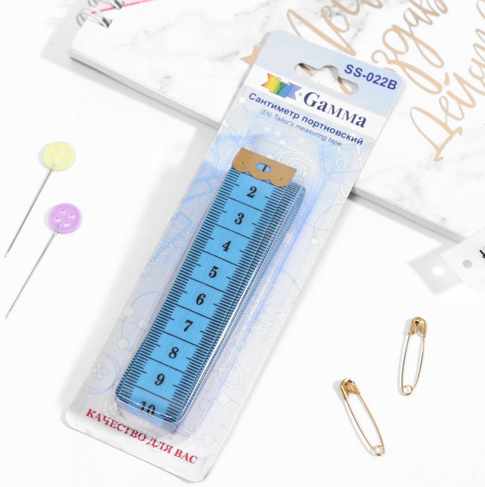 Сантиметровая лента, 200 см, цвет МИКС