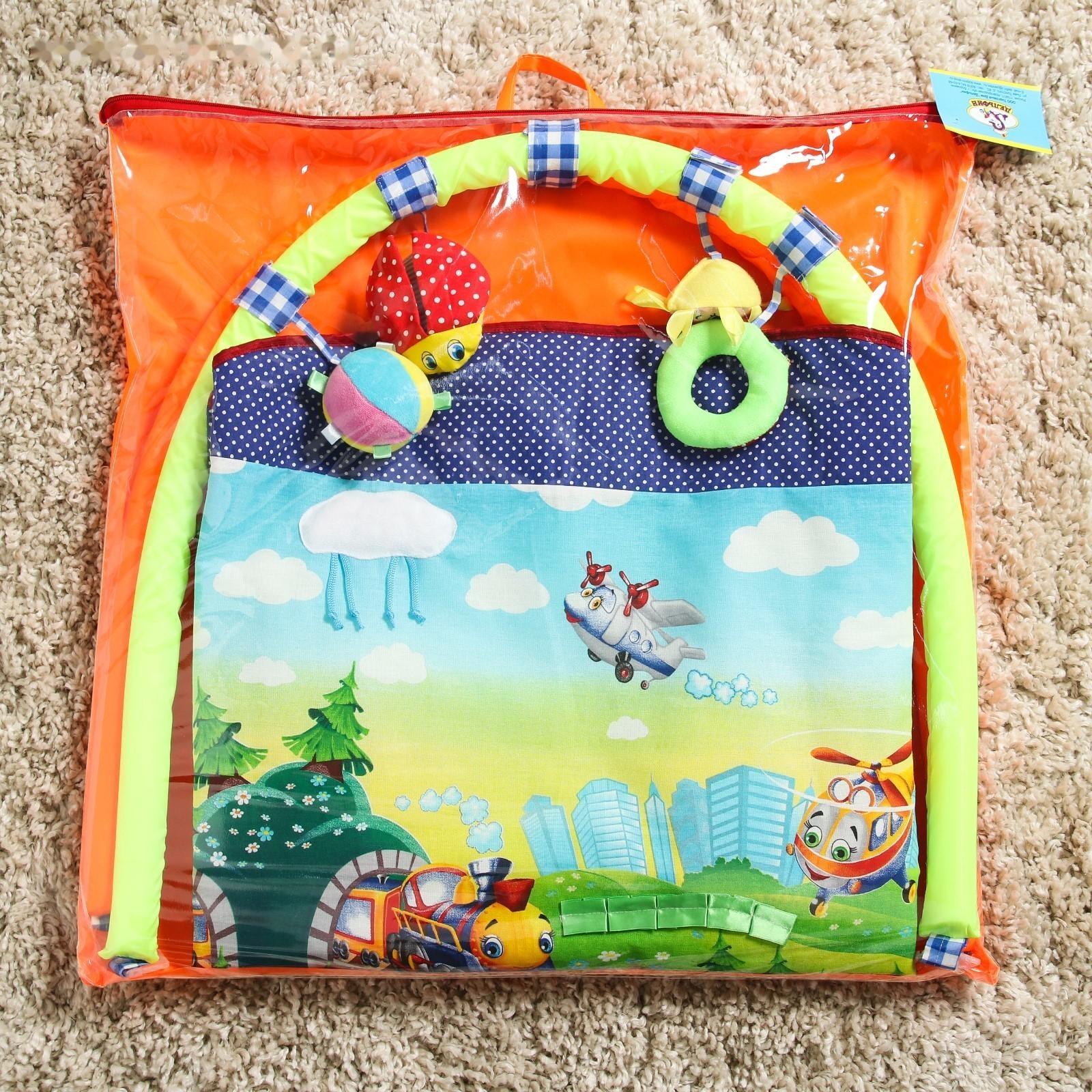 Развивающий коврик «Веселый парк», с дугами, виды МИКС, р-р 100×87х0,5 см.