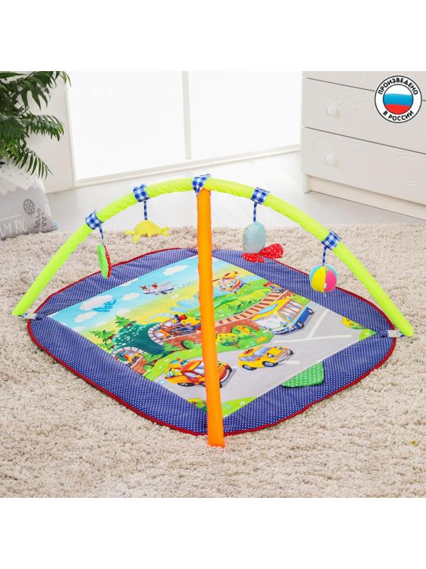 Развивающий коврик «Веселый парк», с дугами, виды МИКС, р-р 100×87х0,5 см.