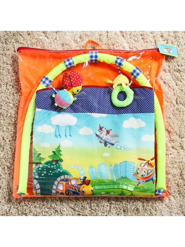 Развивающий коврик «Веселый парк», с дугами, виды МИКС, р-р 100×87х0,5 см.