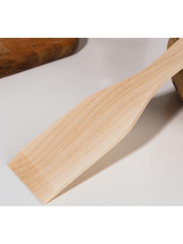 Лопатка деревянная 245х45х4 мм 