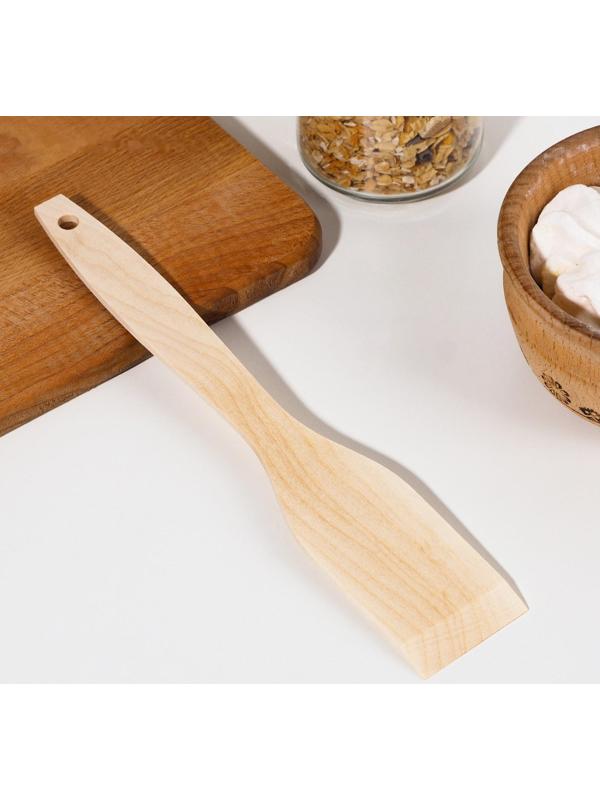 Лопатка деревянная 245х45х4 мм 