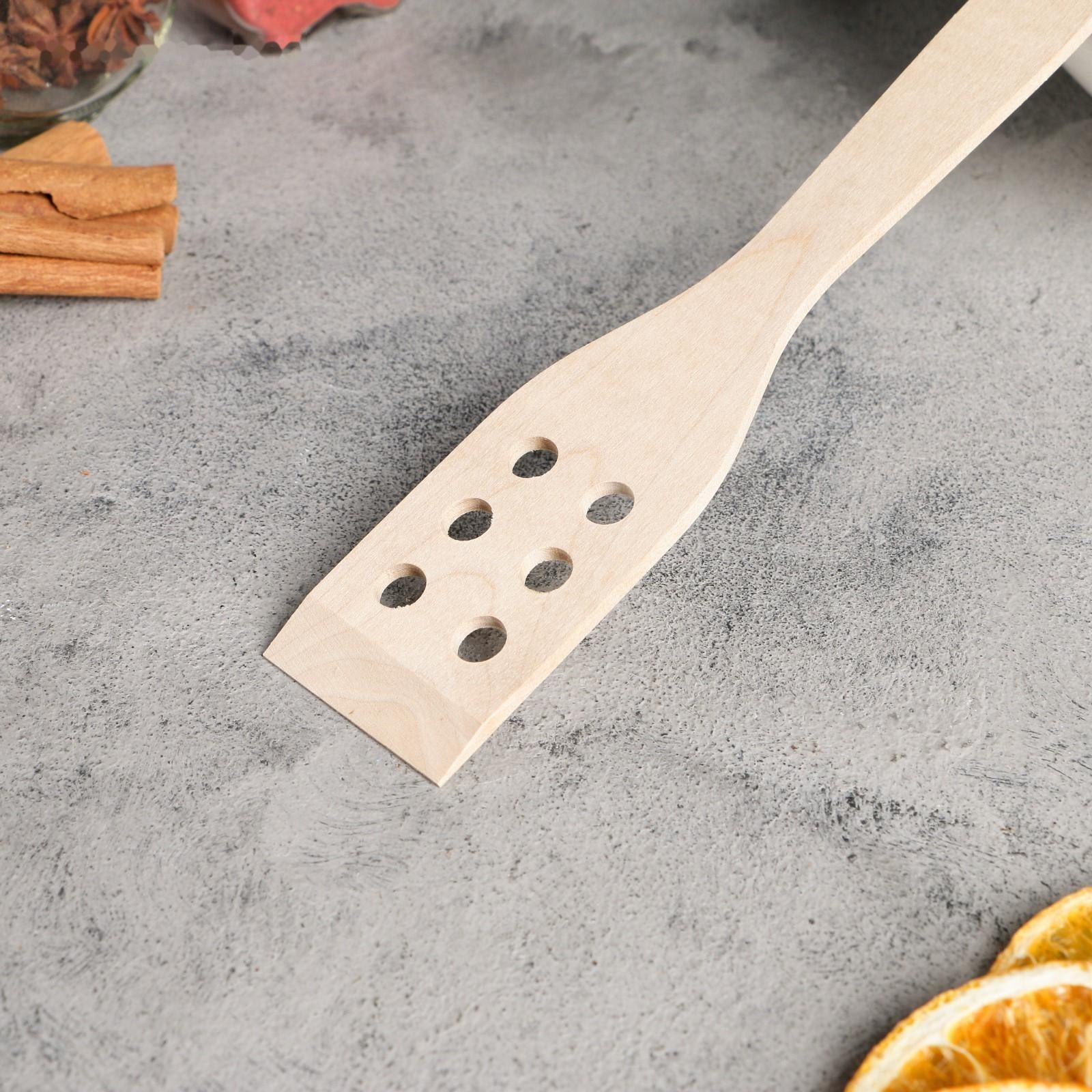 Лопатка деревянная 245х45х4 мм 