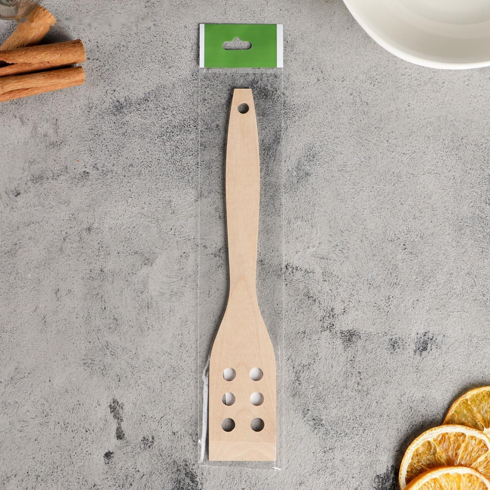 Лопатка деревянная 245х45х4 мм 