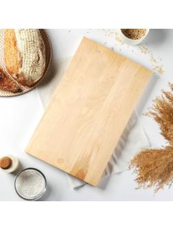 Доска разделочная «Классика», 50×30×3 см, берёза