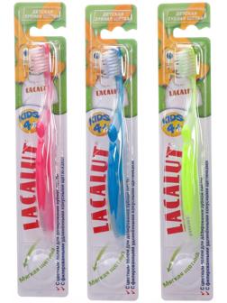 Зубная щетка Lacalut Kids, для детей от 4 лет