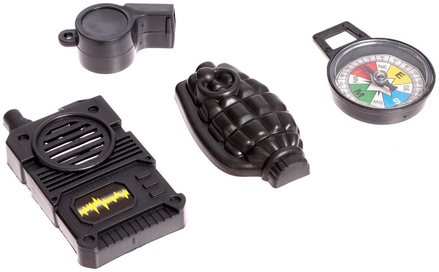 Набор военного «Защитник», 8 предметов, световые и звуковые эффекты