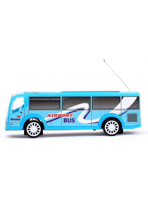 Автобус радиоуправляемый «Служба доставки», световые эффекты, работает от батареек, МИКС