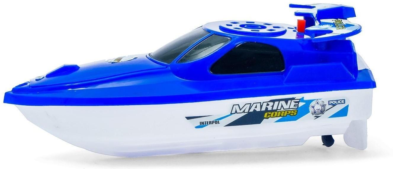 Катер «Морской патруль», работает от батареек, цвета МИКС
