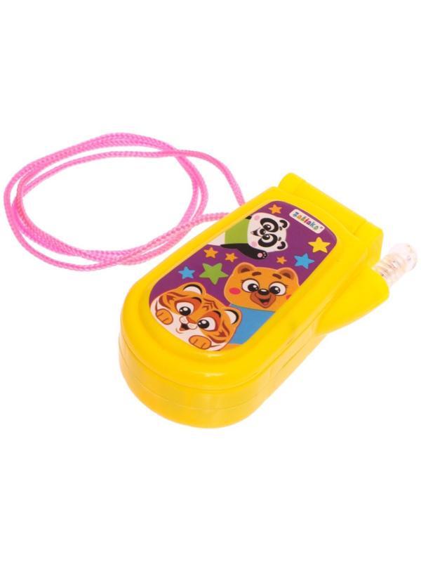 Музыкальный телефон «Весёлые звери», световые и звуковые эффекты