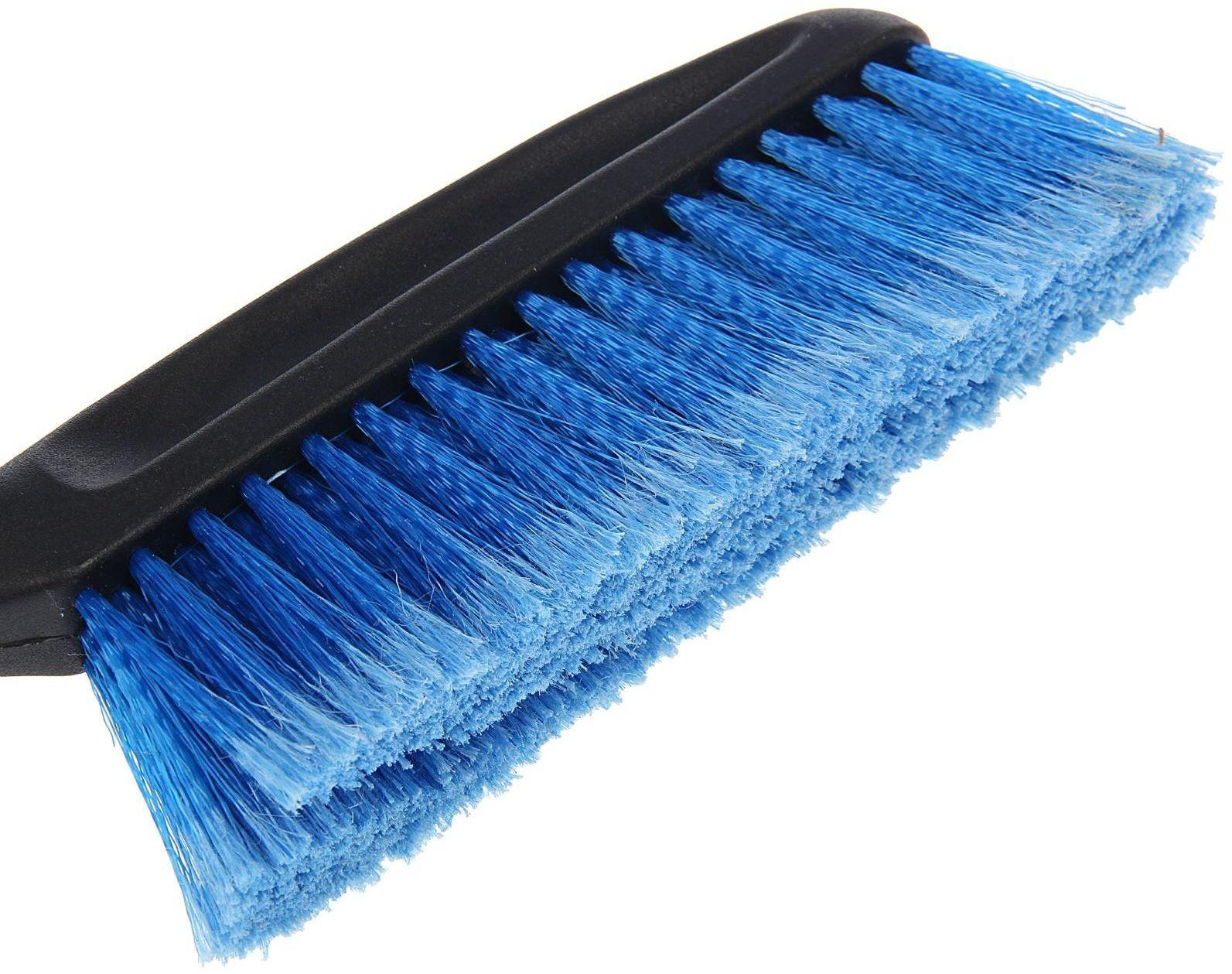 Щетка-сметка TORSO, 63 см, скребок, мягкая ручка